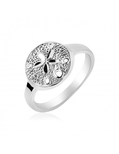 Sterling Silver Textured Sand Dollar Ring de votre