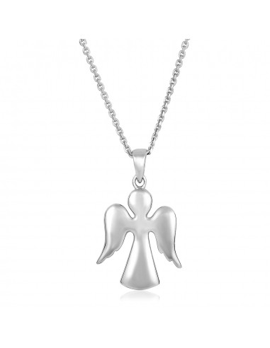 Sterling Silver Polished Angel Pendant store