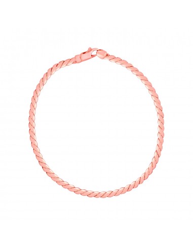 14K Rose Gold Twisted Link Bracelet vous aussi creer 